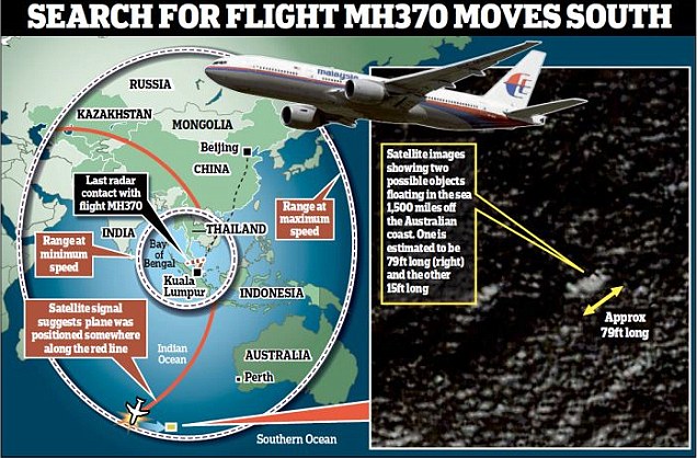 MH730 Hilang, Satelit China Deteksi Benda 22 Meter di Selatan Samudera Hindia